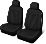 AUTOYOUTH Auto Istmekatted Esiistmetele 2 tk Hingavad Mustad
