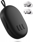 ZOZOVR kandekott Meta Quest 3S/3 jaoks, k&otilde;va, kaitse VR seadmele ja tarvikutele, must (VR-HARDCASE-Q3-01)
