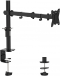 GRIFEMA monitori hoidik 13&ndash;32", k&otilde;rguse ja p&ouml;&ouml;rde reguleerimine, VESA 75&times;75/100&times;100, kuni 9 kg, must (GB2001-1)