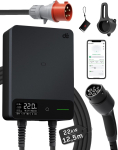 d&eacute; Wallbox Type 2 22 kW, 12,5 m, 6&ndash;32 A, RFID (deDM2C22B12.5)