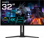 Gigabyte AORUS FO32U2 PC lamekuvar 80 cm (31.5") 3840 x 2160 pikslit 4K Ultra HD OLED-ekraan Must