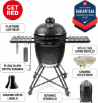Get Red Kamado tipo keraminė kepsninė GET RED 22  56cm