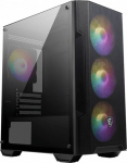 MSI MAG Forge M100A Micro Tower Must, L&auml;bipaistev
