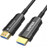 Unitek Kabel optyczny HDMI 2.0 AOC 4K 60Hz 30m czarny