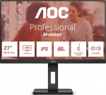 AOC E3 U27E3UF PC lamekuvar 68,6 cm (27") 3840 x 2160 pikslit 4K Ultra HD LED Must