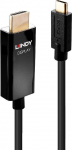Lindy Kabel USB Lindy USB-C - HDMI 1 m Czarny (43291)
