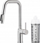 KFA Bateria kuchenna KFA DUERO PURE STYLE PULL-OUT BATERIA KUCHENNA Z FUNKCJĄ FILTRACJI WODY I WYCIĄGANĄ WYLEWKĄ + ZESTAW FILTRUJĄCY PROFINE SILVER S, INOX