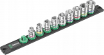 Wera Wera B 4 socket magnet strip Zyklop socket set 3/8 (black/green, 9?piece)