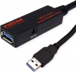 Roline Kabel USB Roline USB-A - USB-A 15 m Czarny (12.04.1071)