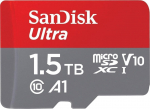 Sandisk Ultra microSDXC 1.5TB Android 150MB/s A1 UHS-I + Adapter