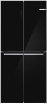 Bosch Serie 4 KMC85LBEA side-by-side refrigerator Freestanding 547 L E Black