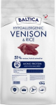 Baltica Nutraceutic Hypoallergenic Small breeds Venison with rice - dry dog food - 12kg