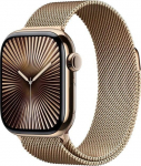 Apple Smartwatch Apple Watch 10 GPS + Cellular 42mm Gold Titanium Milanese Loop Złoty  (MX083QF/A)