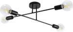 Orno Lampa wisząca Orno SOLO 4P E27, lampa wisząca, max. 4x60W, czarna