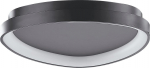 Beliani Lampa sufitowa Beliani Lampa sufitowa LED metalowa czarna NANDING