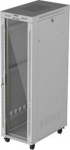 Lanberg 19-inch 42U floor-standing rack cabinet, 600x1000, glass door, LCD (flat-pack), grey