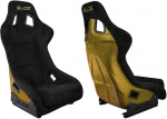 Slide_D Fotel SLIDE_D Fotel sportowy SLIDE KS2 Premium Black Welur Gold Glitter