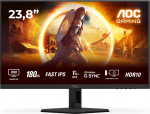 AOC G4 Q24G4RE PC lamekuvar 60,5 cm (23.8") 2560 x 1440 pikslit Quad HD LED Must, Punane