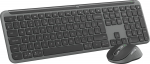 Logitech 920-012490 klaviatuur Hiir kaasa arvatud Kontor RF juhtmeta &uuml;hendus + Bluetooth QWERTY US rahvusvaheline Grafiit