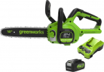 Greenworks Piła łańcuchowa Greenworks 24V , zestaw ładowarka + aku 4Ah (GD24CS30K4)