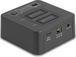 Delock Stacja dokująca Delock USB 20 Gbps stacja dokująca dla 2 x M.2 NVMe PCIe SSD z funkcją klonowania i usuwania