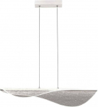 Maxlight Mantra Bianca 7766 lampa wisząca zwis 1x40W LED 3000K 2450 lm biała/transparentna