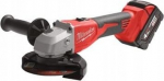 Milwaukee Szlifierka kątowa 125mm z walizką, ładowarką i dwoma akumulatorami M18 BLSAG125X-402X 4933492644