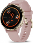 Garmin Venu 3S 3.05 cm (1.2") AMOLED 41 mm Digital 390 x 390 pixels Touchscreen Gold, Rose Wi-Fi GPS (satellite)