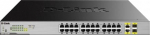 D-Link Switch Smart 2x SFP 24GE PoE DGS-1026MP