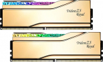G.skill Pamięć G.Skill Trident Z5 Royal, DDR5, 32 GB, 7200MHz, CL34 (F5-7200J3445G16GX2-TR5G)