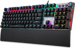 Aula Klawiatura Aula F2058 KRGD Mechaniczna klawiatura do gier USB Vads 1.6m 108 macro pogas EN / RUS RGB Led szara