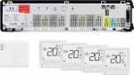 Salus StartPack Premium RF - zestaw bezprzewodowego sterowania ogrzewaniem podłogowym z zarządzaniem przez Internet: KL08RF230V,  UG800, 4 x SQ610RF