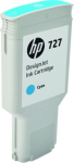 HP Tusz HP Błękitny wkład atramentowy HP 727 DesignJet 300 ml - F9J76A
