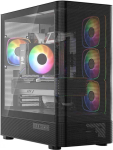 Modecom Volcano Volcano AQ300 ARGB Midi Black