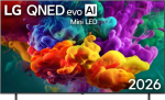 LG QNED evo AI MiniLED 75QNED86B6B 190,5 cm (75") 4K Ultra HD Nutiteleri funktsioon WiFi Must