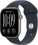 Apple Watch Series 12 (2026) GPS 46mm Space Gray Alu Case, Navy Blue Sport Band S/M EU MJEH4 - ONLY BOX DAMAGE