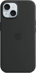 Apple Silicone case with MagSafe for iPhone 15 - black