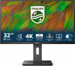 Philips 3000 series 32B1N3800/00 PC lamekuvar 81,3 cm (32") 3840 x 2160 pikslit 4K Ultra HD LCD Must