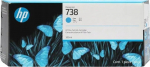 HP Tusz HP HP Atrament/HP 738 300-ml Cyan DesignJet Ink