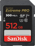 Sandisk Karta SanDisk Extreme PRO SDXC 512 GB Class 10 UHS-II/U3 V90 (SDSDXDK-512G-GN4IN)
