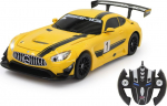 Jamara Mercedes AMG GT3, transformers, 1:14, 2,4GHz, ż&oacute;łty (410029)