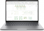HP Laptop HP Notebook/laptop Copilot+ PC Intel Core Ultra 7 35,6 cm (14'') 2.5K 32 GB DDR5-SDRAM 1 TB SSD Wi-Fi 7 (802.11be) Windows 11 Pro AI Workstation, AI PC Srebrny (DP7R4ET)
