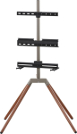 One For All One for All 70'' Quadpod TV Stand Turn 360 dark