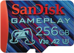 Sandisk microSDXC GamePlay 256GB 190/130 MB/s A2 C10 V30 UHS-I U3
