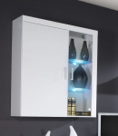 Cama Meble Cama hanging display cabinet SAMBA white/white gloss