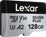 PNY Lexar 128GB microSDXC Professional SILVER Plus UHS-I A2 V30 U3 4K- 2 szt.