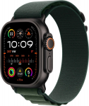 Apple Smartwatch Apple Watch Ultra 2 GPS + Cellular 49mm Black Titanium Case Alpine Loop Medium Zielony (MX4R3)