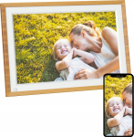 Agfaphoto Ramka cyfrowa AgfaPhoto Ramka Cyfrowa 10'' Lcd Hd Wifi Auto Obr&oacute;t Czujnik Ruchu Pamięć 32gb / Apf1000 Wi-fi / Brązowy