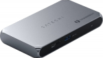 Satechi Thunderbolt 4 Slim Hub Pro | Port DC 20V | 1x USB 3.2 Gen. 2 | 1x TB4 Upstream 96W PD | 3x TB 4 (space gray)