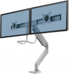 Fellowes Uchwyt biurkowy na 2 monitory do 32'' Eppa z listwą (9909201)